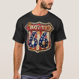 Route 66 verweerd t-shirt
