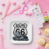 Route 66 vierkant bord (Feest)