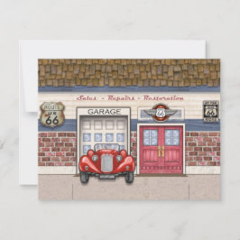 Route 66 - Vintage Cars- Kaart