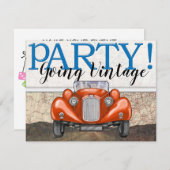 Route 66 - Vintage Cars- Kaart (Voorkant / Achterkant)