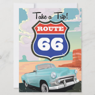 Route 66 vintage-poster