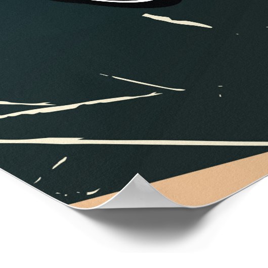 Route 66 vintage-poster poster (Hoek)