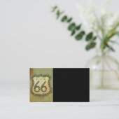 Route 66 visitekaartje Sjabloon Fotokunst (Staand voorkant)