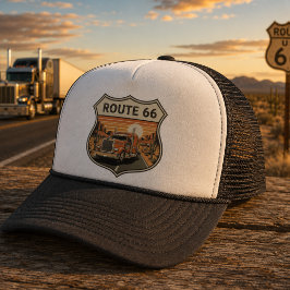 Route 66 Vrachtwagenbestuurder Trucker Pet