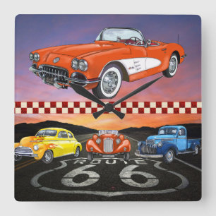 Route 66 Wall klok - SRF