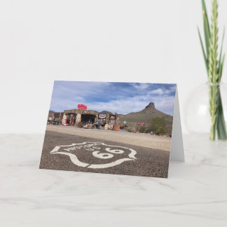 route 66 wenskaart (leeg van binnen) kaart