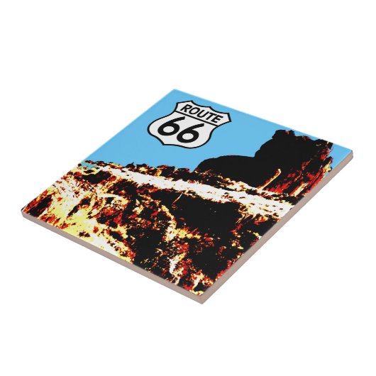 Route 66 Wildernis Mesa Tegeltje (Zijkant)