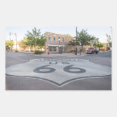 Route 66 Winslow Arizona Rechthoekige Sticker (Voorkant)