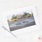 Route 66 Winslow Arizona Rechthoekige Sticker (Envelop)