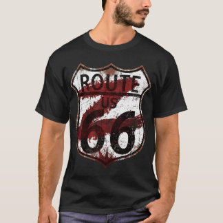 ROUTE 66 Z vriend vintage T-shirt