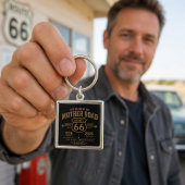 route 66 Zakformaat Centennial Badge Kunst Sleutelhanger