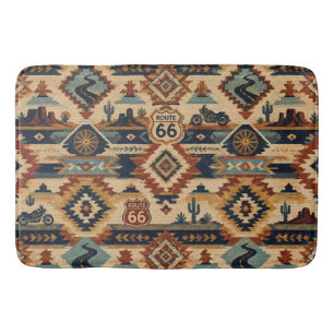 Route 66 Zuidwest Motor Tapijt Badmat