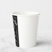 Route 66 Zwart Label Papieren Bekers (Links)
