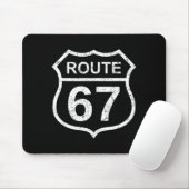 Route 67 Grappige Zes Zeven 6 7 Meme Interstate Sn Muismat (Met muis)