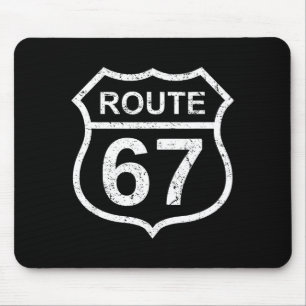 Route 67 Grappige Zes Zeven 6 7 Meme Interstate Sn Muismat