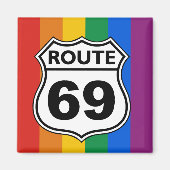 ROUTE 69 MAGNEET (Voorkant)