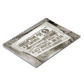 Route 6 Billboard Hawley Pennsylvania Milford PA Notitieboek (Linkerzijde)