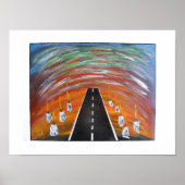 Route de souffrance / Papier (Matte) Poster (Voorkant)