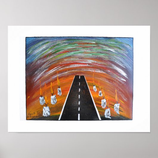 Route de souffrance / Papier (Matte) Poster (Voorkant)