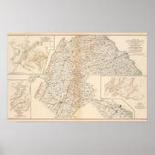 Route, Gettysburg campagne Poster (Voorkant)