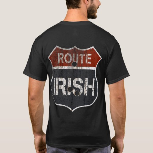 "ROUTE IERS TEKEN" T-SHIRT (Achterkant)