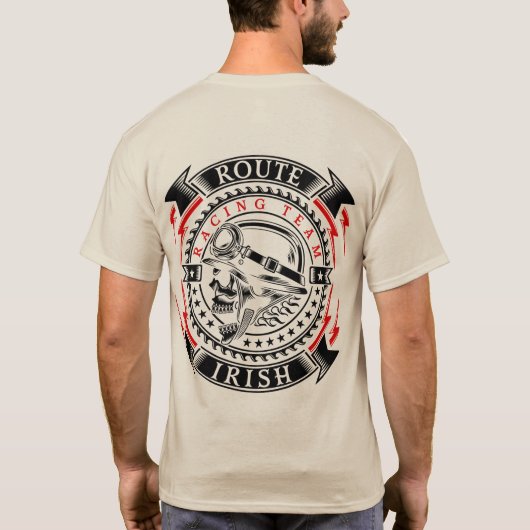 "ROUTE IRISH RACING TEAM 2" T-SHIRT (Achterkant)