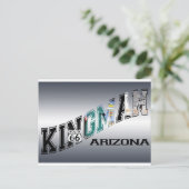 route kingman arizona 66 briefkaart (Staand voorkant)