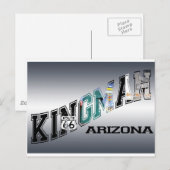 route kingman arizona 66 briefkaart (Voorkant / Achterkant)