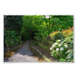 Route naar Allan Park, Sowerby Bridge Foto Afdruk