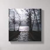 Route naar Lake Tahoe Canvas Afdruk (Voorkant)