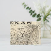 Route naar Texas Briefkaart (Staand voorkant)