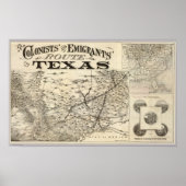 Route naar Texas Poster (Voorkant)