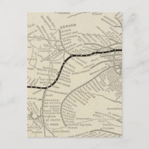 Route of the California Limited Briefkaart