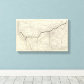 Route of the California Limited Canvas Afdruk (Insitu (Houten vloer))