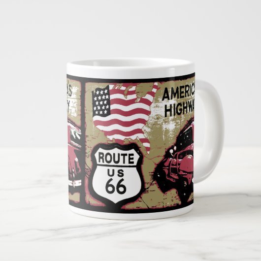  route US 66 Grote Koffiekop (Voorkant rechts)