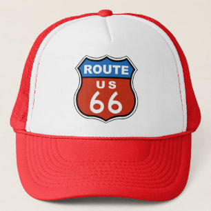 Route US 66 Sign Trucker Pet