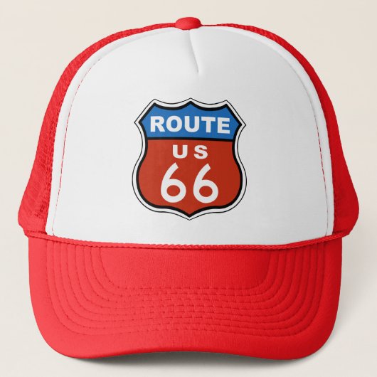 Route US 66 Sign Trucker Pet (Voorkant)