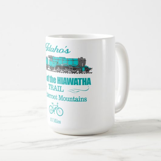 Route van de Hiawatha (RT2) Koffiemok (Voorkant rechts)