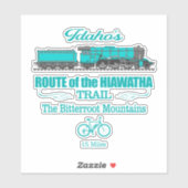 Route van de Hiawatha (RT2) Sticker (Vel)