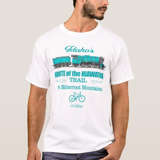 Route van de Hiawatha (RT2) T-shirt (Voorkant)