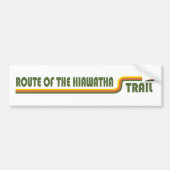 route van het hiawatha-spoor bumpersticker (Voorkant)