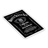 Route Zesenzestig Zwart Label Magneet (Rechterzijde)