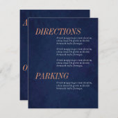 Routebeschrijving Kaart, Informatie, Trouwset Informatiekaartje (Voorkant / Achterkant)