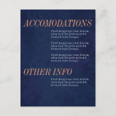 Routebeschrijving Kaart, Informatie, Trouwset Informatiekaartje (Achterkant)