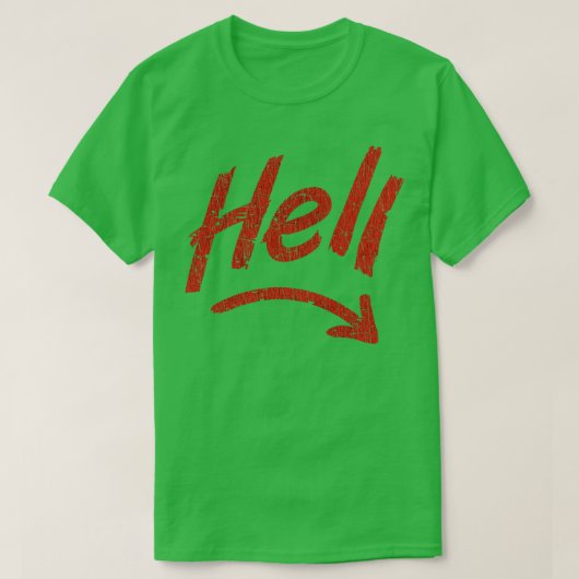 Routebeschrijving naar Hell 2003 T-shirt (Design voorkant)