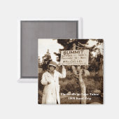 Routebeschrijving Placerville naar Lake Tahoe 1908 Magneet (Voorkant / Achterkant)