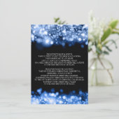 Routebeschrijving Twinkelende Lichten Saffierblauw Kaart (Staand voorkant)