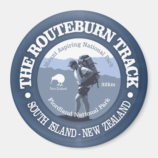 Routeburn Track Magneet (Voorkant)
