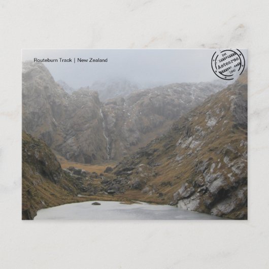 Routeburn Track (Neuseeland) Postkarte Briefkaart (Voorkant)