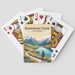 Routeburn Track Nieuw-Zeeland Pokerkaarten